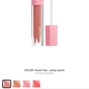 Dominique Cosmetics Lemonade Lip Gloss-Peach Tea